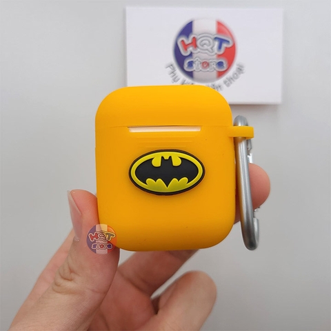 Ốp silicon case Marvel dễ thương cho tai nghe Apple Airpods