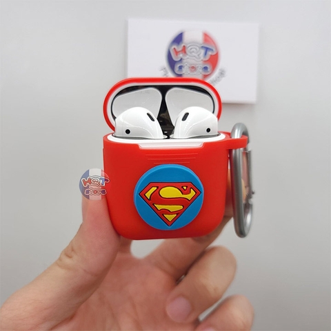 Ốp silicon case Marvel dễ thương cho tai nghe Apple Airpods