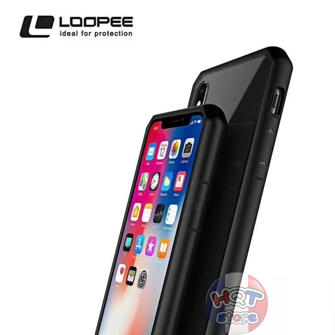 Ốp lưng chống shock Loopee Octane Series cho Iphone X  Iphone 10 Chính Hãng