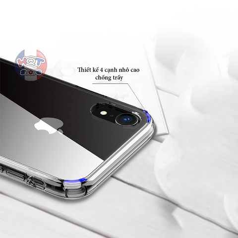 Ốp lưng chống shock trong suốt viền dẻo Likgus Zero cho Iphone XR