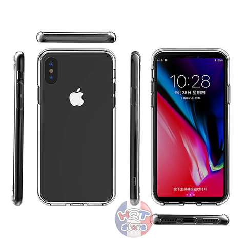 Ốp lưng chống shock trong suốt viền dẻo Likgus cho Iphone XS Max / XS / X