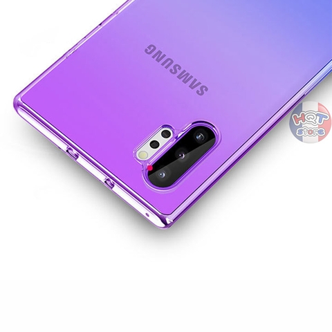 Ốp lưng dẻo trong suốt 7 màu Gradient Samsung Note 10 Plus / Note 10