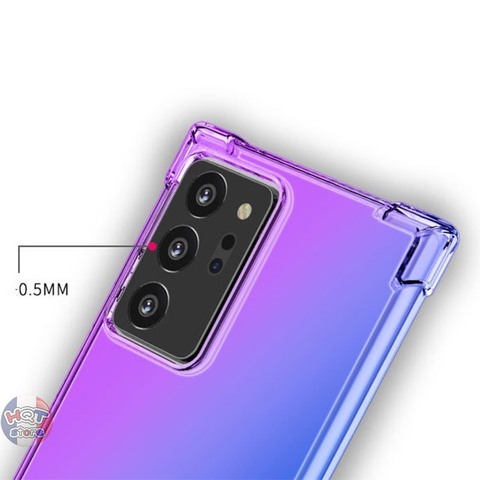 Ốp lưng dẻo trong suốt 7 màu Gradient Note 20 Ultra (5G) / Note 20