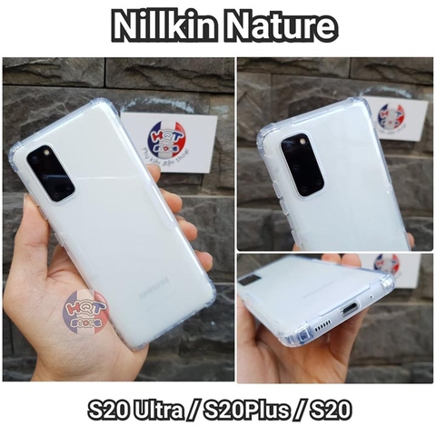 Ốp lưng dẻo trong suốt Nillkin Nature Series Samsung S20 Plus / S20