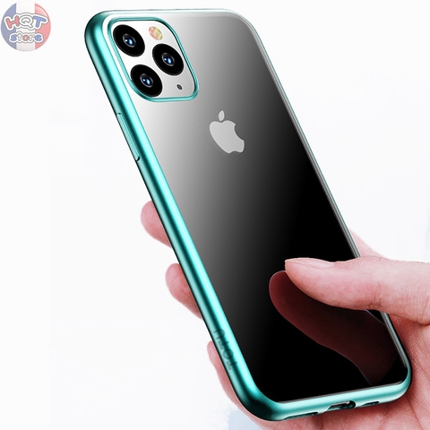 Ốp lưng dẻo trong suốt viền nhám Totu Soft Jane cho IPhone 11 Pro Max