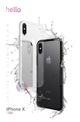 Ốp lưng kính 9H Likgus cho Iphone X Chính Hãng