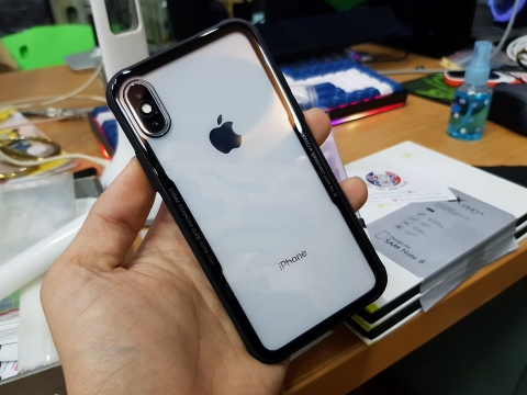 Ốp lưng kính 9H Likgus cho Iphone X Chính Hãng