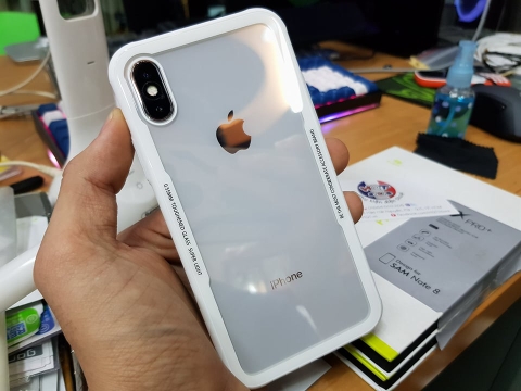 Ốp lưng kính 9H Likgus cho Iphone X Chính Hãng