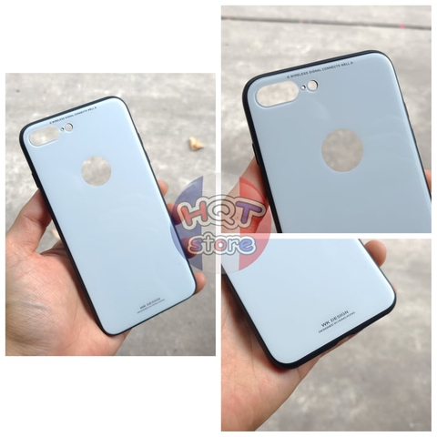 Ốp lưng kính cường lực Glass 9H WK Design cho IPhone 8Plus / 7Plus