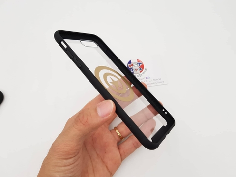 Ốp lưng kính trong 9H Batman Captain America Iphone X 7 Plus 8 Plus