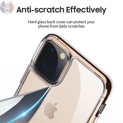 Ốp lưng kính trong suốt Benks Crystal Clear Iphone 11Pro Max/11 Pro/11