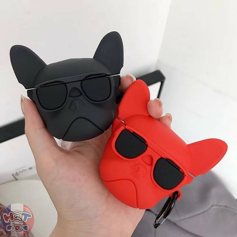 Ốp Silicon Case Bull Dog cho tai nghe Airpods 1 / 2