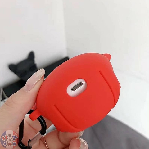 Ốp Silicon Case Bull Dog cho tai nghe Airpods 1 / 2