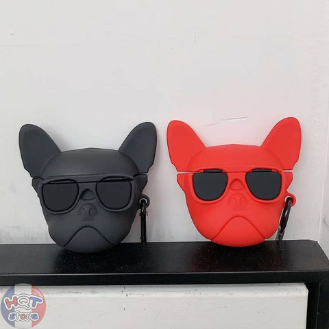 Ốp Silicon Case Bull Dog cho tai nghe Airpods 1 / 2