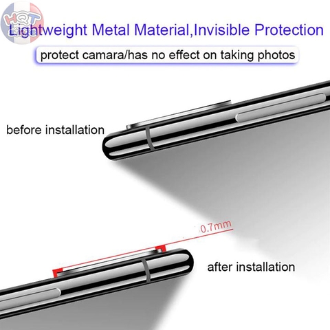 Combo kính cường lực và viền bảo vệ camera cho IPhone XR 6.1inch