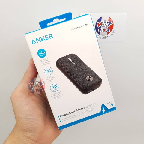 Pin sạc dự phòng sạc nhanh Anker Powercore Metro 10000 PD chính hãng