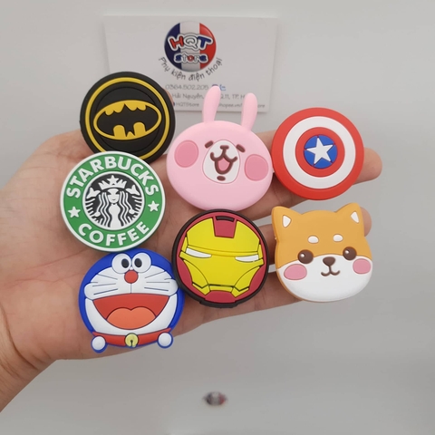 Popsocket hình thú silicon dễ thương (Loại Tốt)