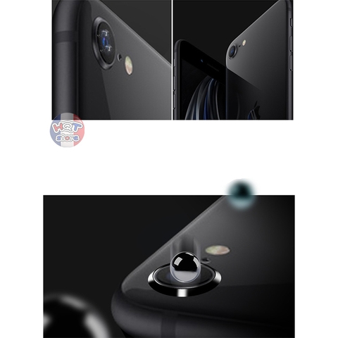 Combo kính cường lực và viền bảo vệ Camera cho IPhone SE 2020