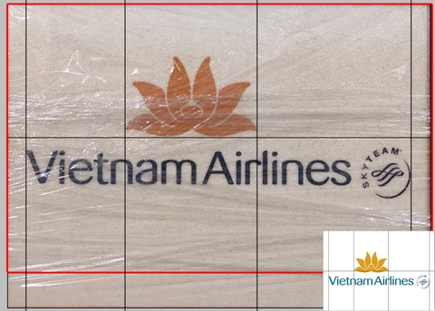Tranh Gạo Phong Cảnh Logo Vietnam Airlines