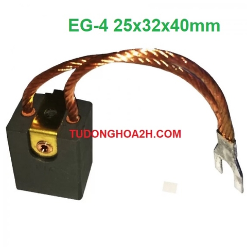 Chổi than EG-4 (25x32x40)mm Dòng than chì điện Electro graphitic brush