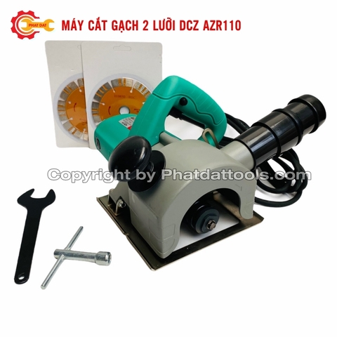 Máy cắt rãnh tường 2 lưỡi DCA AZR110