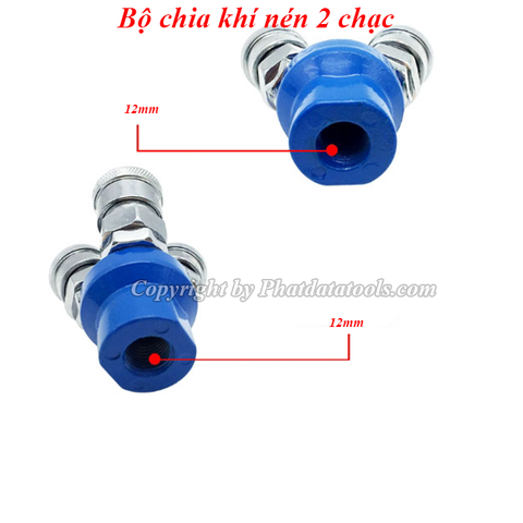 Bộ Chia Khí Nén 2 Chạc