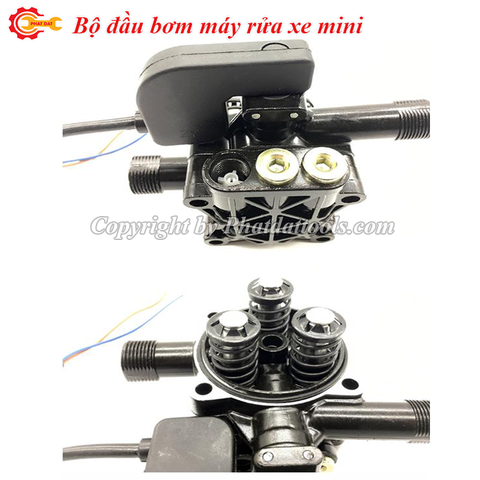 Bộ Đầu Bơm Máy Rửa Xe Mini