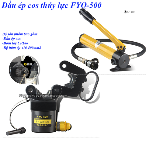 Đầu ép cốt thủy lực FYQ500