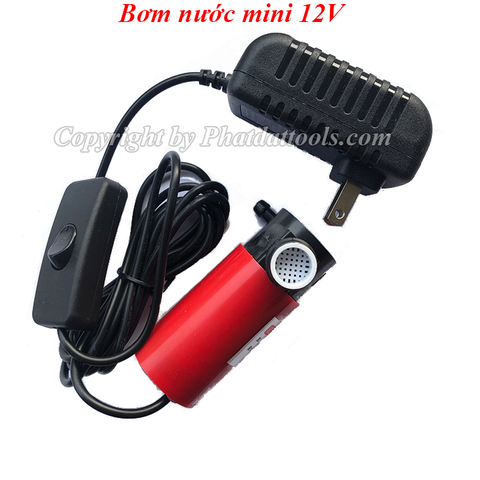 Bơm Nước Mini 12V Cho Máy Cắt Rãnh Tường