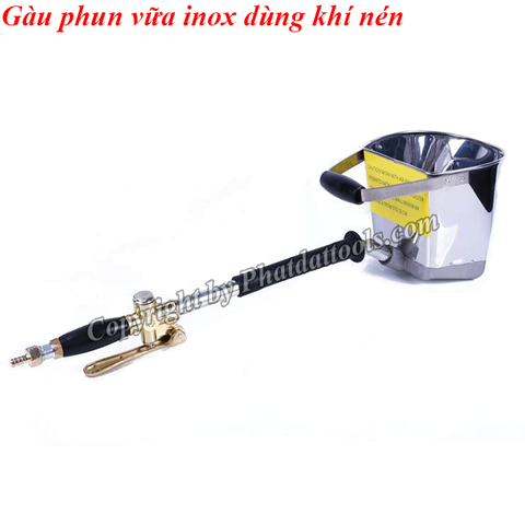 Gàu phun vữa trát tường