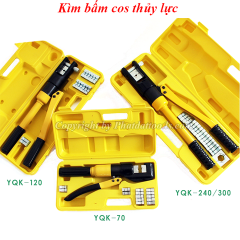 Kìm bấm cốt thủy lực YQK300