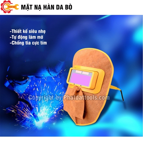 Mặt Nạ Hàn Điện Tử Da Bò