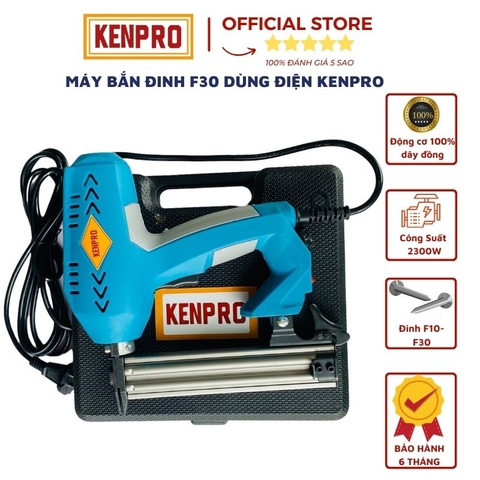 Súng Bắn Đinh Gỗ F30 Dùng Điện KENPRO