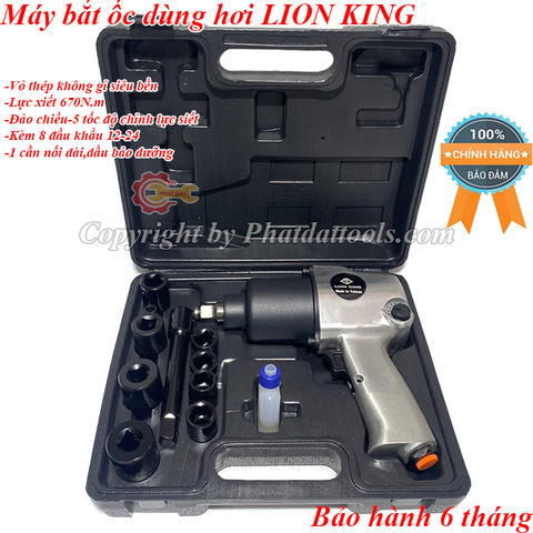 Máy siết ốc dùng hơi LION KING