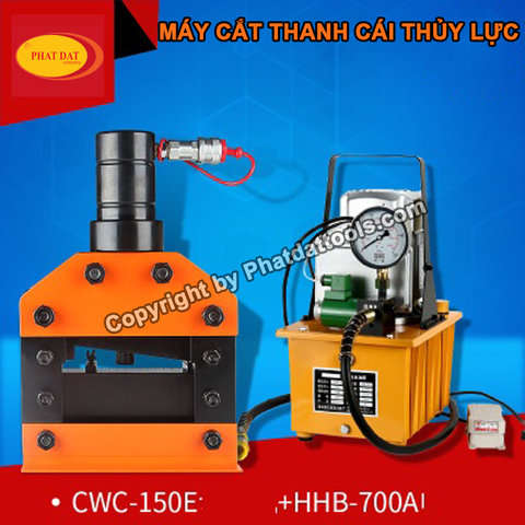 Máy cắt thanh cái thủy lực CWC150E