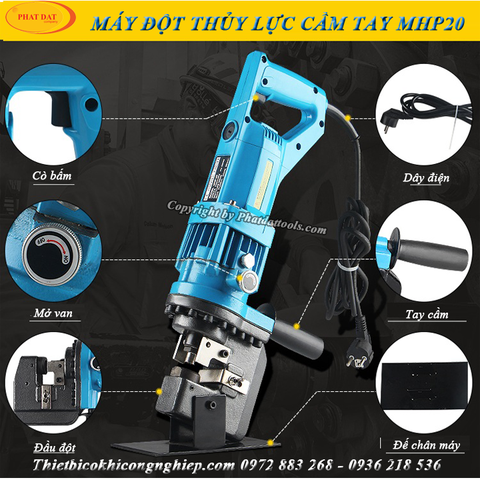 Máy Đột Thủy Lực Cầm Tay MHP20A