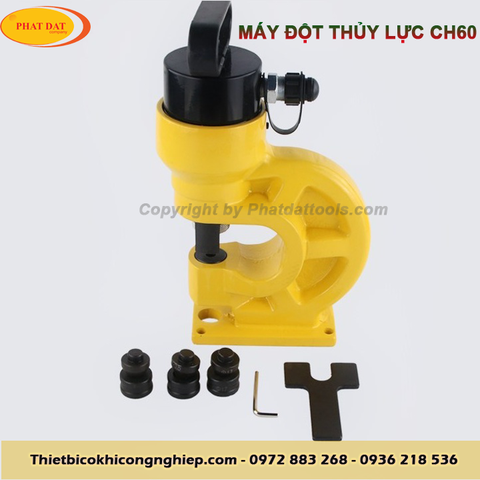 Máy Đột Lỗ Thủy Lực CH60 và Bơm điện thủy lực DYB63A