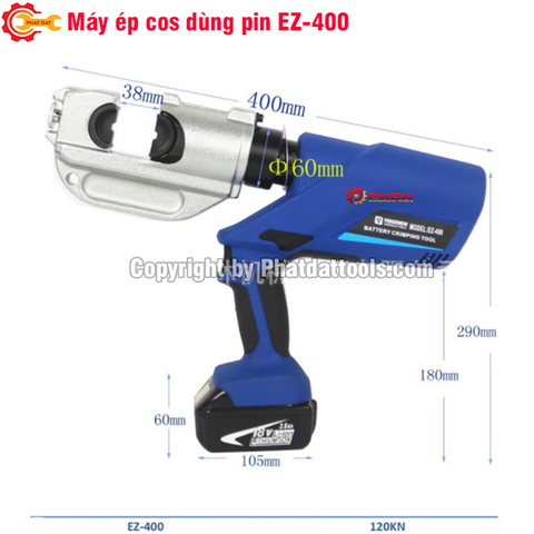 Máy Ép Cos Thủy Lực Dùng Pin EZ-400