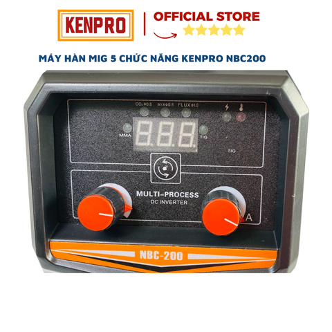 Máy Hàn Mig Mini KENPRO NBC-200 5 Chức Năng