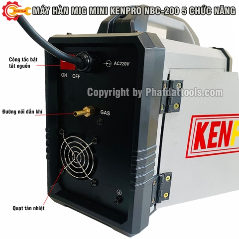 Máy Hàn Mig Mini KENPRO NBC-200 5 Chức Năng