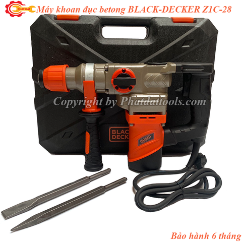 Máy khoan đục betong BLACK+DECKER Z1C-28