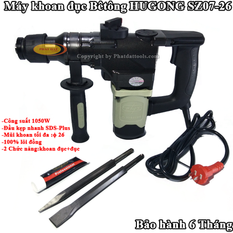 Máy Khoan Đục Bêtông Hugong SZ07-26