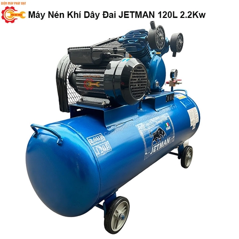 Máy Nén Khí Dây Đai JETMAN PK-20120 2.2KW 120L