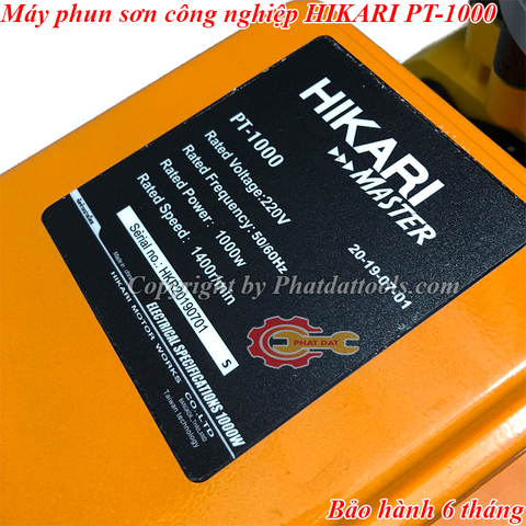 Máy phun sơn công nghiệp HIKARI PT-1000