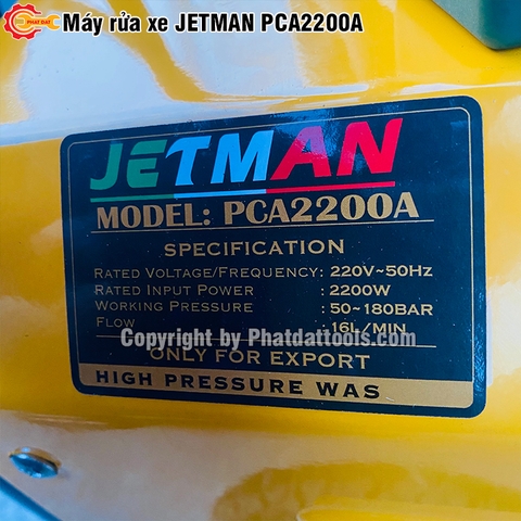 Máy rửa xe JETMAN PCA2200A