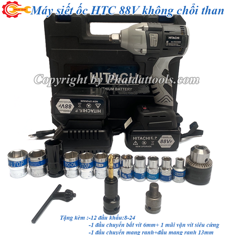 Máy siết ốc,bulong HITACHI dùng pin