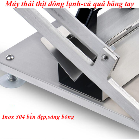 Máy thái thịt đông lạnh-củ quả dùng tay