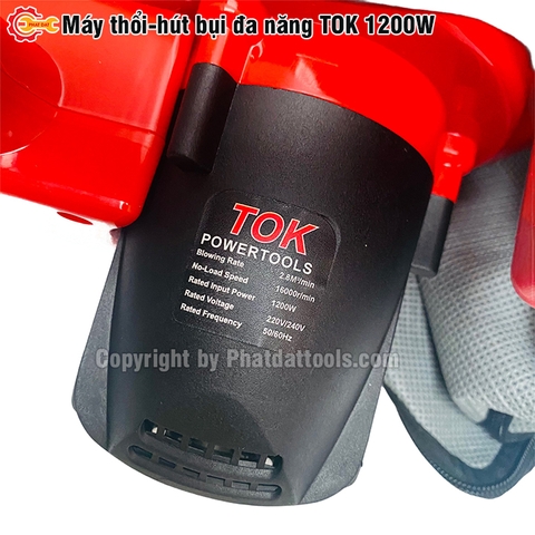 Máy thổi hút bụi 2 chức năng TOK 1200W