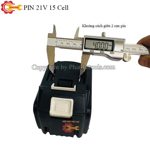 Pin 21 V 15 Cell Cho Các Dòng Máy Vặn Ốc,Khoan,Mài Dùng Pin