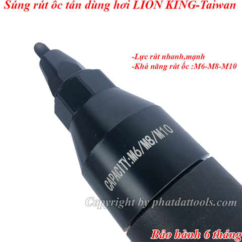 Súng rút ốc tán dùng hơi LION KING